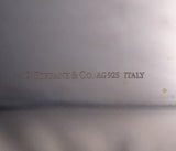 Tiffany and Co Sterling Silver Plate (Paper Plate Style) 3/8" x 8 1/2" (#8612)