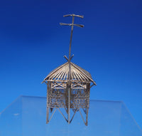 Filigree by Unknown Sterling Silver Doll House Miniature House on Stilts (#6889)
