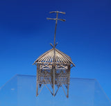 Filigree by Unknown Sterling Silver Doll House Miniature House on Stilts (#6889)