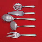 William and Mary by Lunt Sterling Silver Thanksgiving Set 5pc HH WS Custom