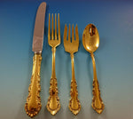 Georgian Rose Gold by Reed & Barton Sterling Silver Flatware Service Set 48 Pcs