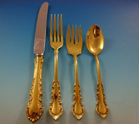 Georgian Rose Gold by Reed & Barton Sterling Silver Flatware Service Set 48 Pcs