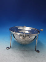 English Silver on Copper Warming Dome with Stand c. 1800 8" x 1 1/2" (#5978)