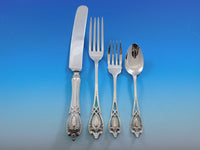 Monticello by Lunt Sterling Silver Flatware Set For 12 Service 144 Pieces Dinner