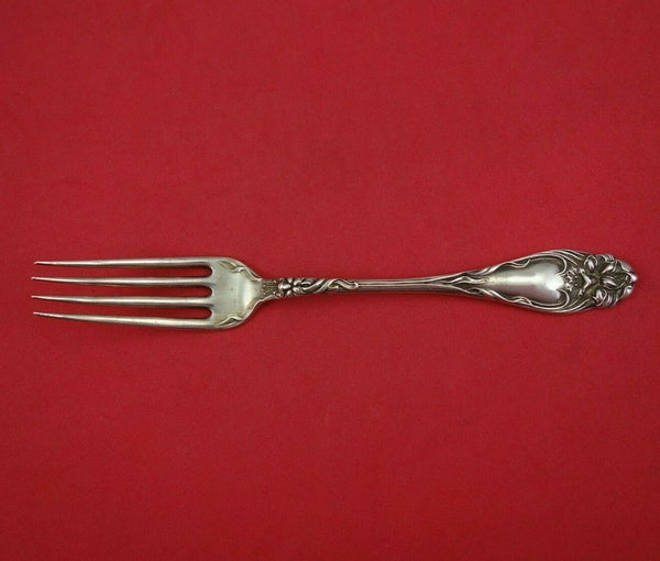 Narcissus by Lunt Sterling Silver Regular Fork 7" Antique Flatware Heirloom