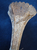 Sterling Handmade Tussie Mussie Posey Posy Holder Filigree Flower Overlay #J1232