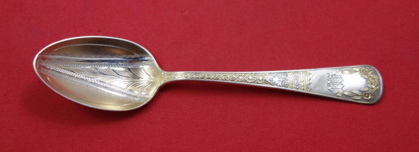 Templar by Schulz & Fischer Sterling Silver Coffee Spoon GW Bright-Cut 4 3/8"