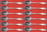 Faneuil by Tiffany and Co Sterling Silver Demitasse Spoon Set of 12 pcs 4 1/4"