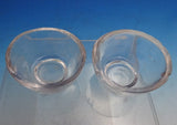 Gorham Sterling Silver Salt Dip Master Pair GW with Glass Liners #A1016 (#8635)