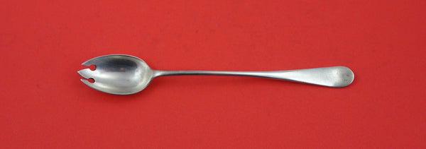English Estate Sterling Silver Olive Spoon w/ tines Birmingham 1924 7"