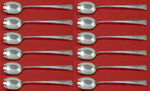 Greenbrier by Gorham Sterling Silver Ice Cream Dessert Fork Custom Set 12pc 6"