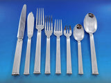 Triade by Christofle France Silverplated Flatware Set 12 Service 96 pcs Dinner