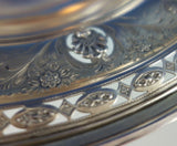Redlich Sterling Silver Fruit Bowl with Shell and Flower Motif #7488 (#2503)