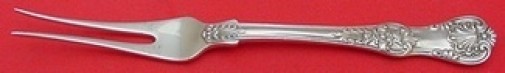 English King by Tiffany and Co Sterling Silver Fruit Fork 2-Tine Large 6"