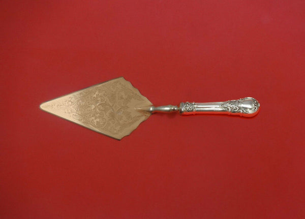 American Victorian by Lunt Sterling Silver Pastry Server Vermeil Fancy Custom