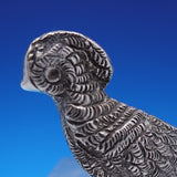 Vigueras Mexican Sterling Silver Salt Pepper Shaker Set 2pc Pheasants (#1666)