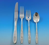 Bridal Lace by Lunt Sterling Silver Regular Size Place Setting(s) 4-Piece