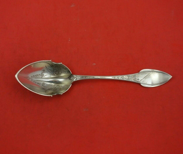 Zephyr by Wood and Hughes Sterling Silver Sugar Spoon Bright-Cut 6 1/2" Serving