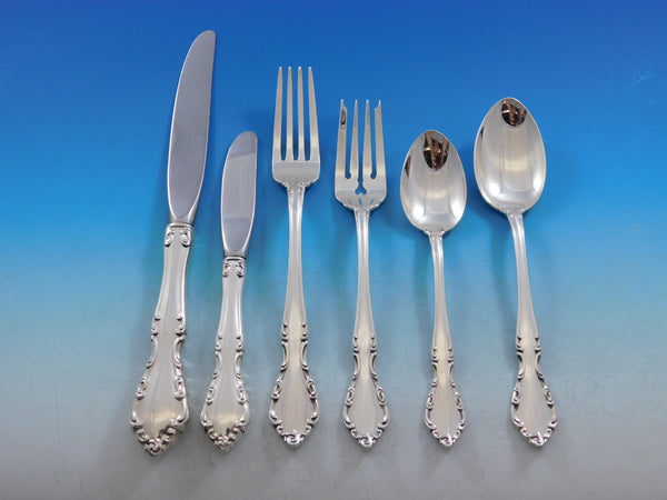 Chelsea Manor by Gorham Sterling Silver Flatware Service For 8 Set 56 Pieces