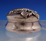 Chrysanthemum by Shiebler Sterling Silver Snuff Box Gold Washed #1240 (#8719)