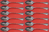 Grand Colonial by Wallace Sterling Silver Teaspoon Set 12 pieces 6"