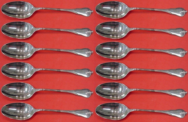 Grand Colonial by Wallace Sterling Silver Teaspoon Set 12 pieces 6"