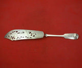 Henry Holland English Victorian Sterling Silver Fish Server Pierced Engraved 13"