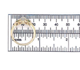 10k Yellow Gold 1.06ct Genuine Natural Moonstone and Green Sapphire Ring #J6462