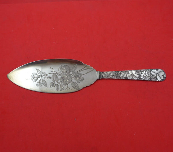 Clover by J.E. Caldwell Sterling Silver Ice Cream Server FHAS Bright-Cut 10 3/4"