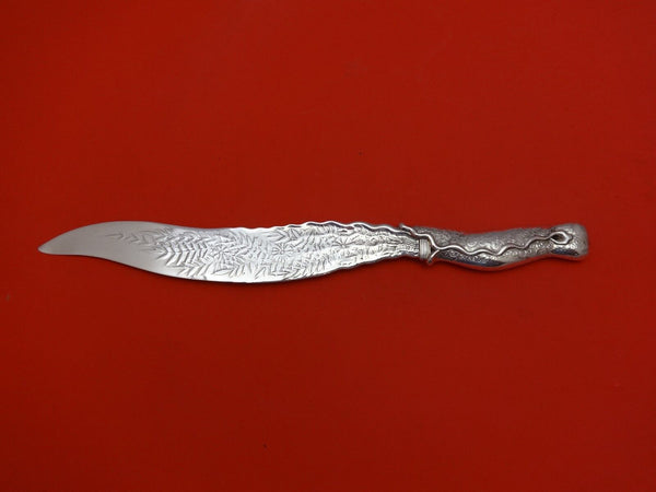 Pattern Unknown by Whiting Sterling Page Turner Acid-Etched & Floral 10 1/2"