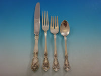 Chateau Rose by Alvin Sterling Silver Flatware Set for 12 Service 60 Pieces