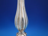 Austrian .812 Silver Candlestick Pair Fluted Design by CS - Vienna 1863 #7068