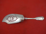 JB English Sterling Silver Fish Server London 1834 Pierced w/ Fish and Bird 12"