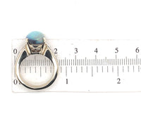 18k White Gold GIA 4.39ct Genuine Natural Black Opal and Diamond Ring (#J6155)