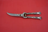 Peony by Wallace Sterling Silver Lobster Shear w/ rusted spring 10 1/2"