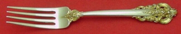 Grande Baroque Gold Accents by Wallace Sterling Silver Regular Fork 7 1/2"