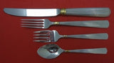 Ashmont Gold by Reed and Barton Sterling Silver Dinner Size Place Setting(s) 4pc