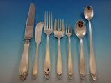 Puritan by Stieff Sterling Silver Flatware Set for 8 Service 63 pieces