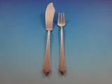 William & Mary by Lunt Sterling Silver Flatware Set 12 Service 140 Pieces Huge