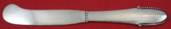 Beaded by Georg Jensen Sterling Silver Butter Spreader HH AS GJ Mark 5 7/8"
