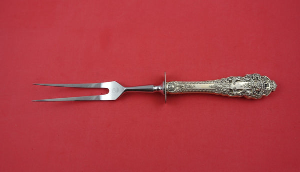 Crown Baroque by Gorham Sterling Silver Roast Carving Fork HHWS 10 3/4"