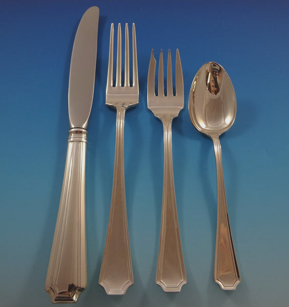 Fairfax by Gorham Sterling Silver Flatware Set 6 Service 24 Pieces Place Size