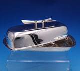 Towle Mid-Century Modern Sterling Silver Butter Dish Covered w/ Accents (#8056)