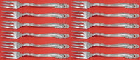 Decor by Gorham Sterling Silver Cocktail Fork Set 12 Pieces 5 3/4"