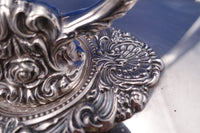 Grande Baroque by Wallace Silverplate Vegetable Server Dish Covered Double #8481