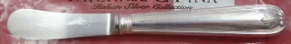 Foglia aka Leaf by Schiavon Italy Sterling Silver Butter Spreader HH 6 1/2" New
