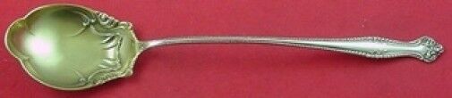 Canterbury by Towle Sterling Silver Lettuce Spoon Gold Washed 9 1/4"