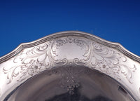 Dominick and Haff Sterling Silver Compote Engraved Flowers 1910 #2896 (#6932)