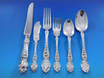 Violet by Wallace Sterling Silver Flatware Service for 12 Set 76 pieces Dinner