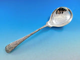 Antique Engraved by Tiffany and Co Sterling Silver Berry Spoon Fluted 9"